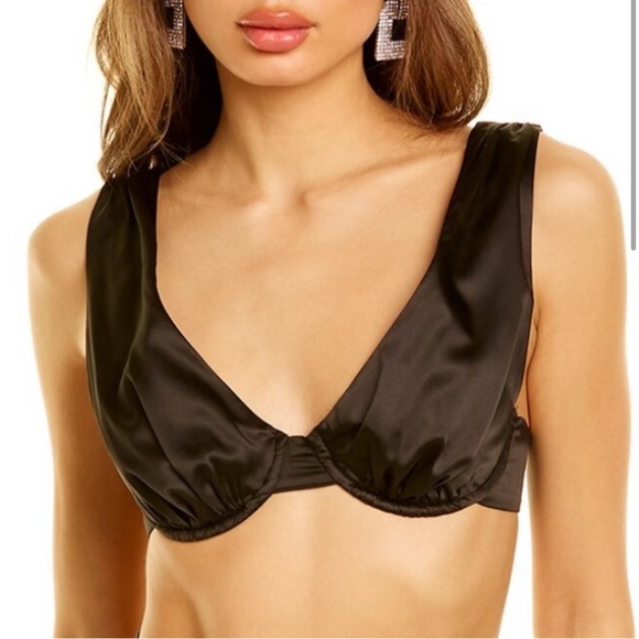 NWT WeWoreWhat V neck Underwire Top - Picture 2 of 5